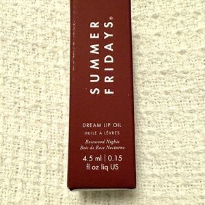 Summer Fridays Lip Oil - Deep Wine Red Packaging